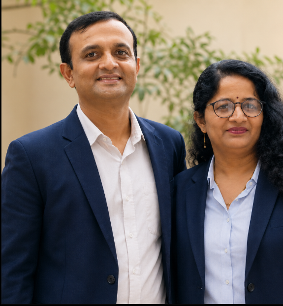 Ramesh M. Sakariya and Bakula R. Sakariya, Founders of Divyam Clinical Laboratory